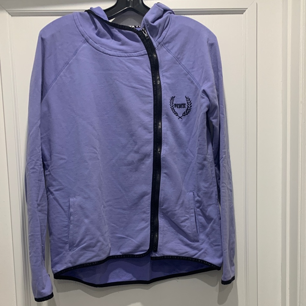 PINK Victoria’s Secret purple jacket size small.